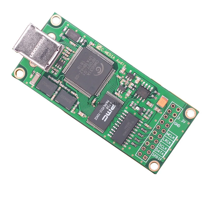 Nvarcher CM6631A USB к цифровому интерфейсу I2S асинхронный аудио модуль USB-карты для ЦАП
