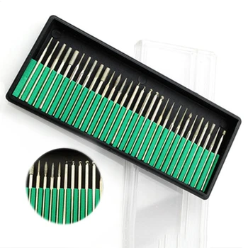 

30 pcs/set Nail Art Drill Bits Polishing Grinding Heads Nail File Manicure Machine Professional