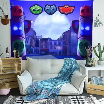 

Simsant Elephant Tapestry White Brick Wall Zoo Tiger Art Wall Hanging Tapestries for Living Room Home Dorm Decor Banner