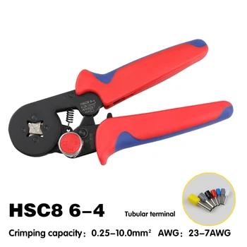 

Hsc8 6-6 crimping tool cable crimp plier clip wire stripper cutter pliers set Electrical terminal crimper mini Tools