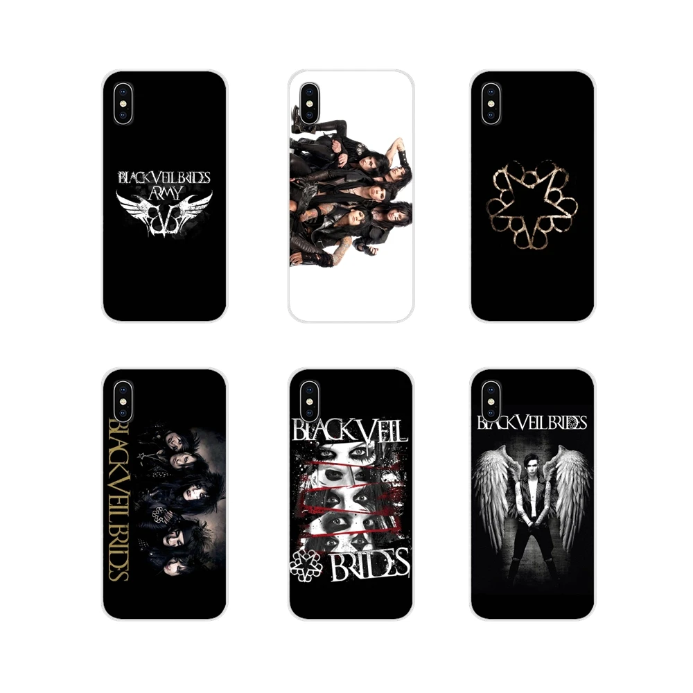 Прозрачный футляр из ТПУ чехол с принтом музыкальной группы Black Veil Brides для Samsung A10