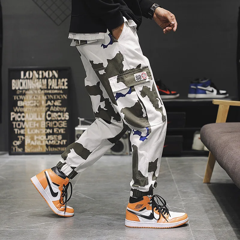 

Autumn Harem Bib Overall Men's Loose-Fit Camouflage Trend Slim Fit Popular Brand Versatile Slim Fit Beam Leg Casual Pants Men's