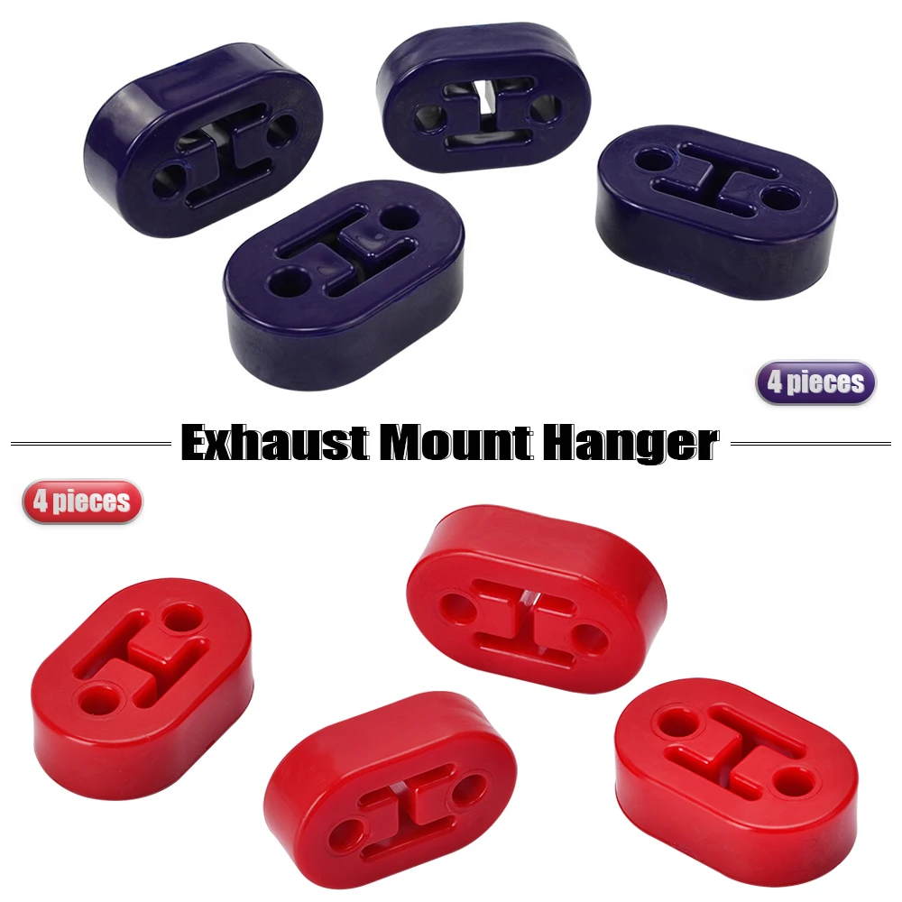 Universal Polyurethane Exhaust/Muffler Short Hangers Muffler Hangers Red or Blue JR8952 4pcs/Lot