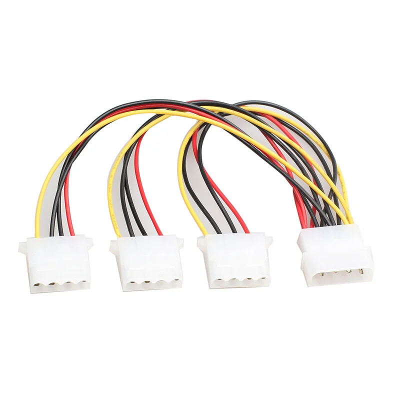 4Pin IDE силовые кабели 4 Pin Molex папа на 3 порта Женский блок питания сплиттер адаптер