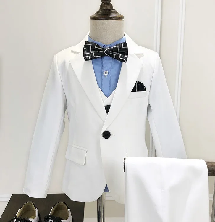 blazer vest pant Рост 90-140 см, новинка года, Осенние костюмы для мальчиков на свадьбу, комплекты одежды для мальчиков комплект детской одежды из 3 предметов: блейзер+ штаны, одежда для мальчиков - Цвет: blazer vest pant