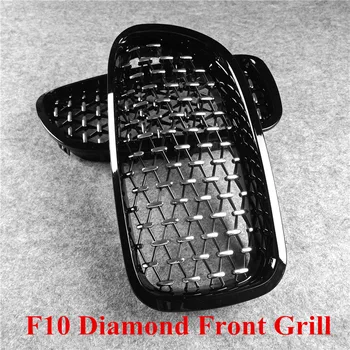 

One pair car styling for Bmw F10 F18 F30 F38 G30 G38 X3 X4 X5 X6 diamond ABS kidney grille grill replacement front bumper grille