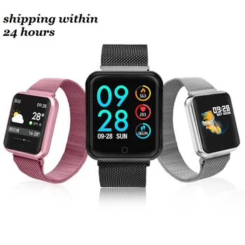 

696 P68 Smart Watch Band Waterproof Dynamic Heart Rate Blood Pressure Monitor for iPhone Android Sport Health Smart Bracelet