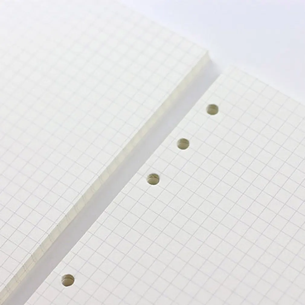 A5 A6 A7 Loose Leaf Notebook Refill Spiral Binder Planner Inner Page Inside Paper Dairy Weekly Monthly Plan To do Line Dot grid