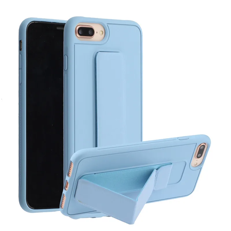 

high quality solid color vehicle car available kickstand mobile phone case cover for iphone xs max 7 8 plus x xs xr