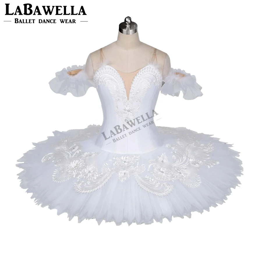 Professional Ballet Tutu Women Snow White Queen Gold Medalist Final Round Competiton YAGP Platter Pancake Doll Costume BT9036