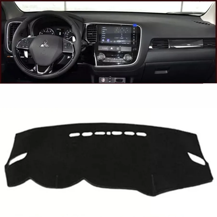 

SJ Non-Slip Car Inner Auto Dashboard Cover Dashmat Pad Sun Shade Dash Board Cover Fit For Mitsubishi outlander 2013 2014 15-2018