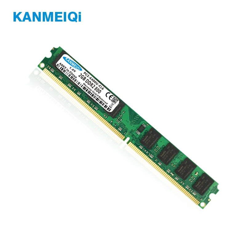 KANMEIQi DDR2 4 Гб (2pcsX2GB) PC2 6400U 800 МГц 533/667 для настольного DIMM оперативной памяти 240pin 1 8