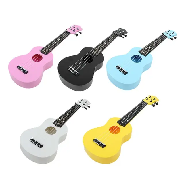 2021 Top 21 Inch Colorful Acoustic Ukulele 4 Strings Small Guitar Children Instrument