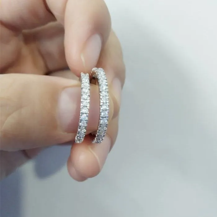 Красивые серьги-Клипсы из кубического циркония AAA ZAKOL, хрящи, модные серьги-манжеты в виде листьев, Женские Ювелирные аксессуары FSSP3017 - Окраска металла: White