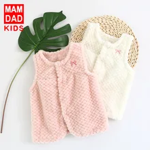 Детский жилет осенне-зимний фланелевый плотный детский жилет для малышей BAMAQIN