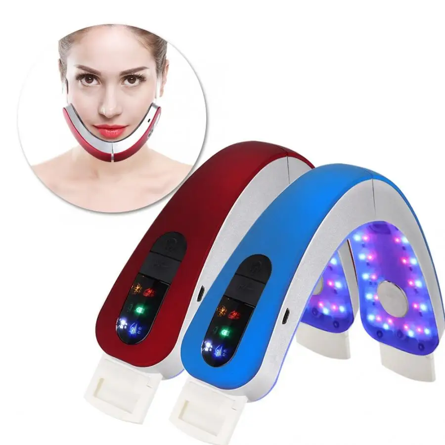 

Electric Micro-Current Face Massager Hot Compress Therapy Face Slimming Instrument for Face