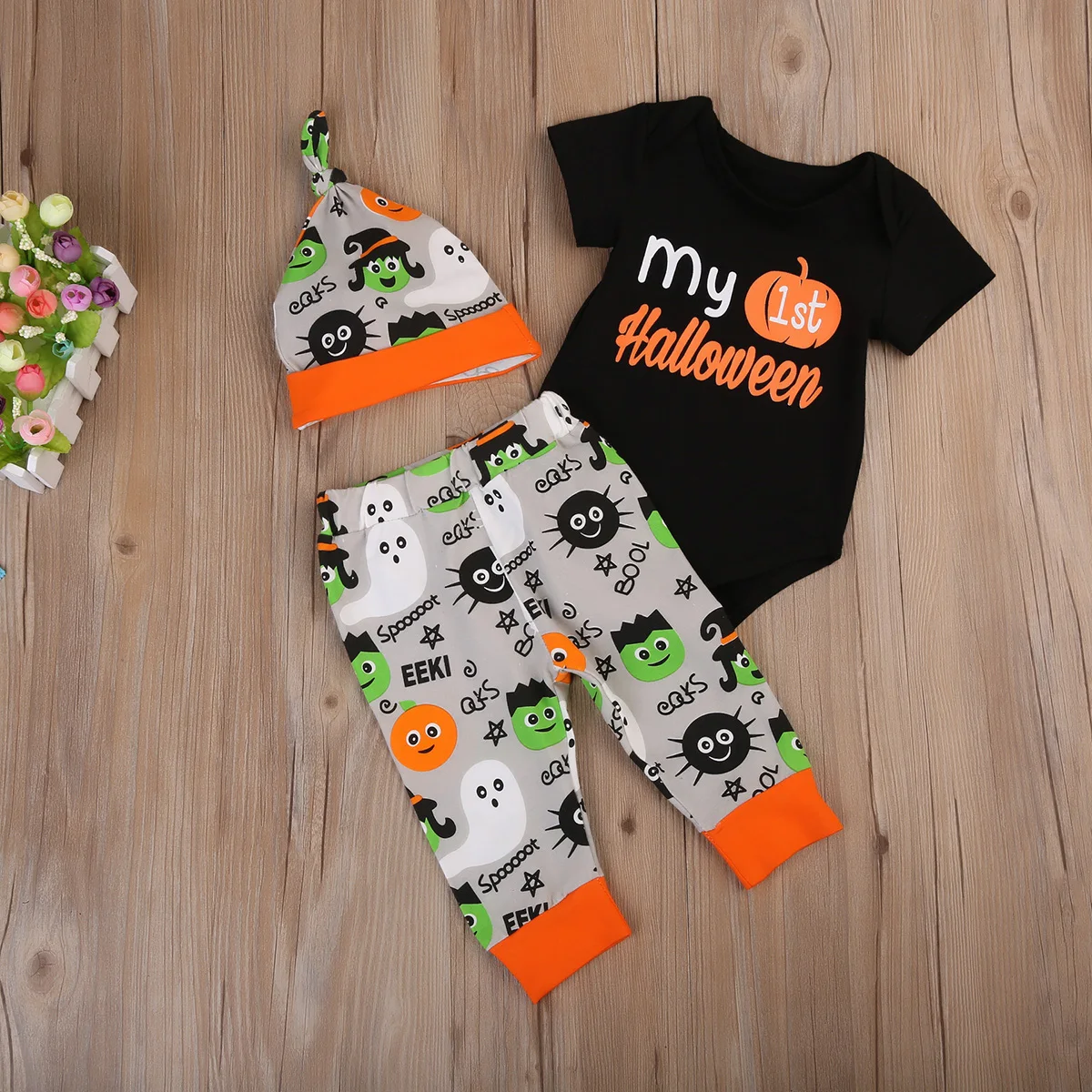 Pudcoco/Одежда для новорожденных мальчиков; комплекты для девочек; Bebe; хлопковый комбинезон с длинными рукавами; штаны; шапка; хлопковая осенняя одежда для малышей; комплект одежды