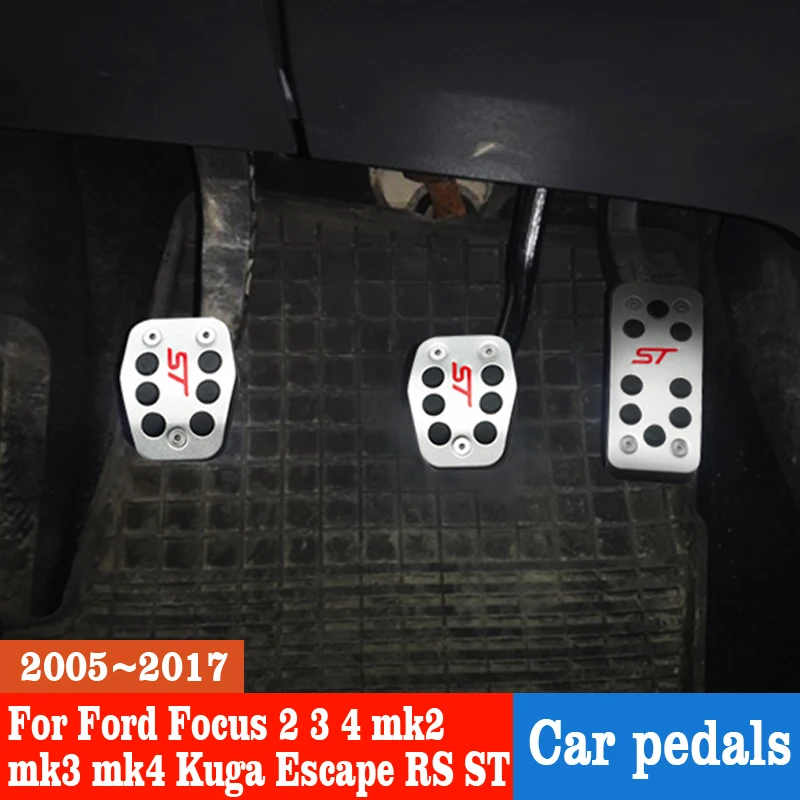 Накладки на ножной педаль акселератора топлива для Ford Focus 2 3 4 mk2 mk3 mk4 Kuga Escape RS ST 2005