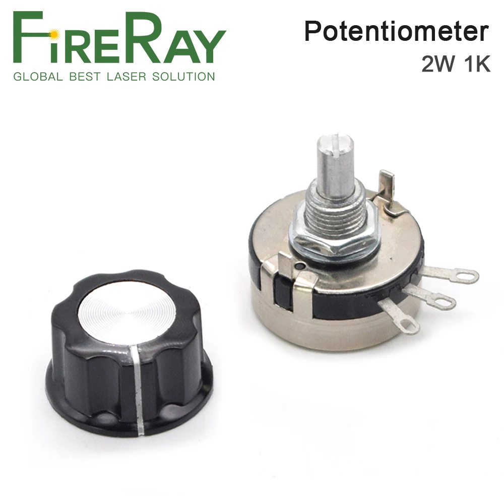 Комплект запчастей FireRay WTH118 потенциометр 2 Вт 1 кОм для лазерного блока питания