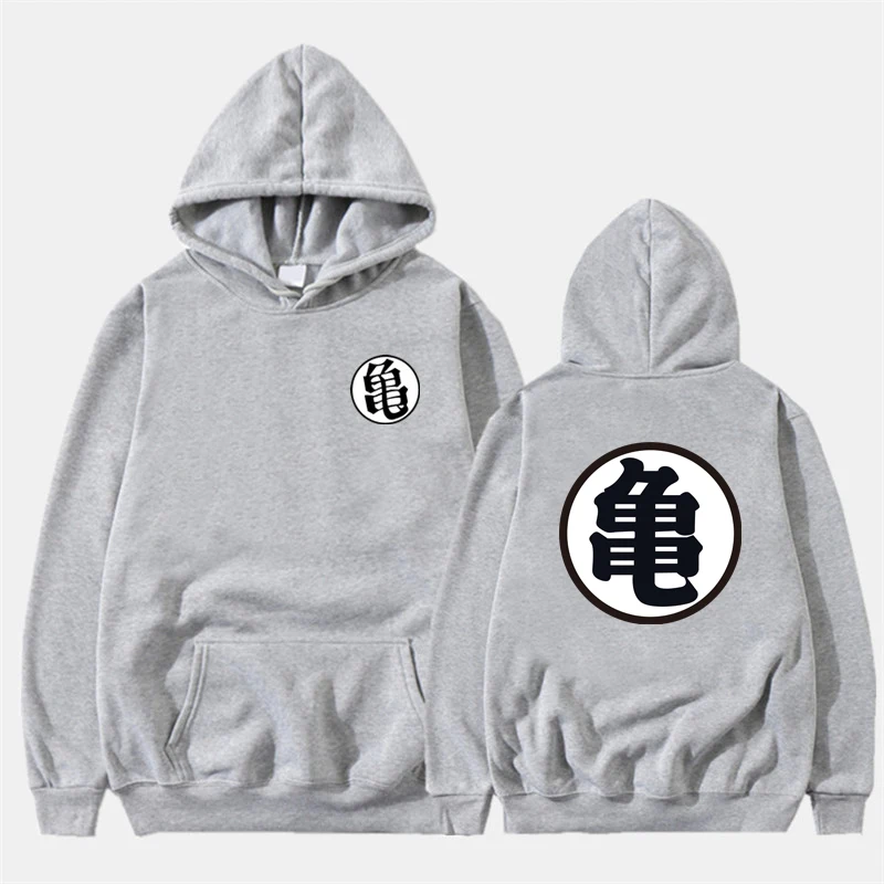 Толстовка с капюшоном для мужчин и женщин уличная одежда принтом черепахи Гоку