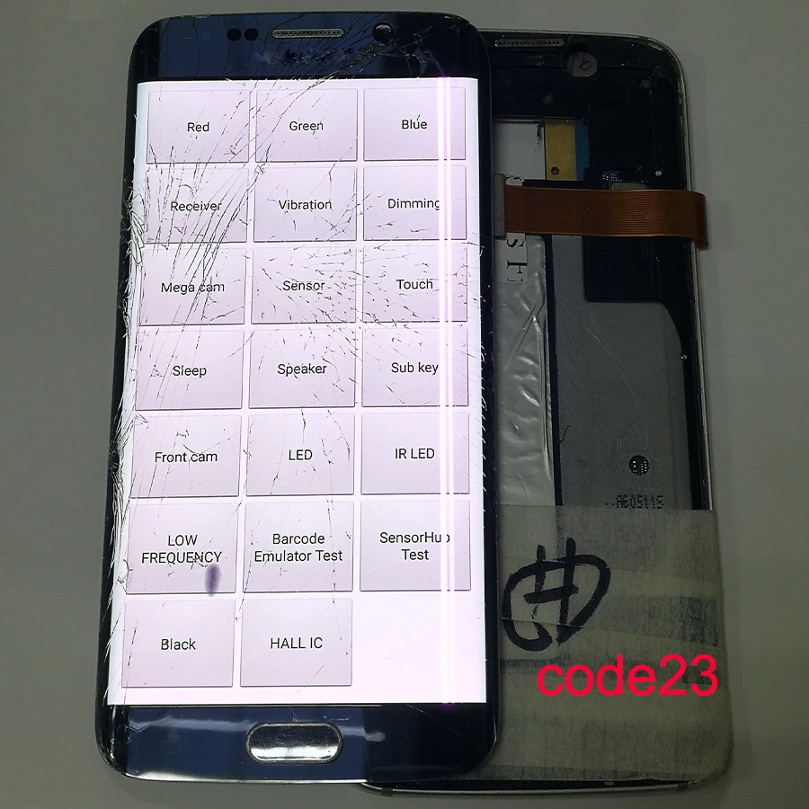 Jpfix для S6edge экран с рамкой и дугой экран с точкой взрыва - Цвет: S6edge code 23
