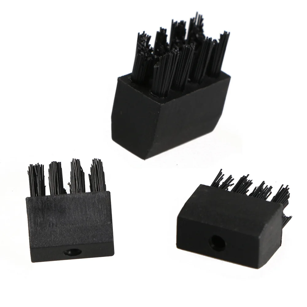 3 unids/set TP103 cepillo para arco soporte de flecha duradero cepillo de reemplazo negro arco de tirachinas compuesto/Take-down accesorios para lazos