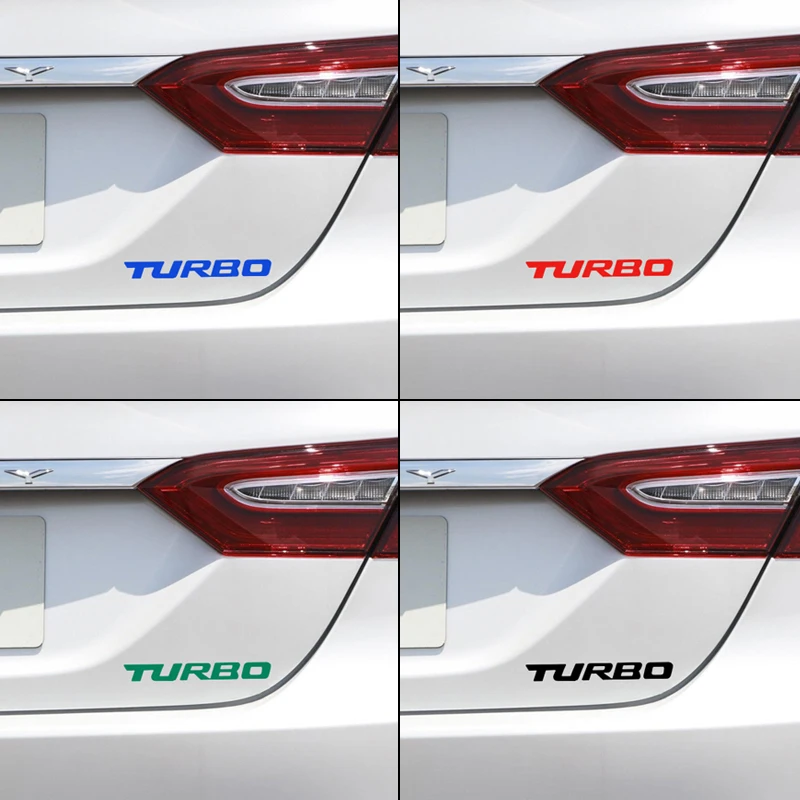 1pcs Car Sticker TURBO Letters Badge Decal for Suzuki grand vitara sx4 swift Alto car styling Accessories | Автомобили и