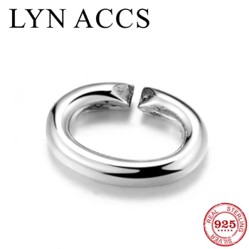 

Women Bracelet DIY Jewelry Accessories 2020 Fashion Simple Silver 925 Bead Charms Connector Bracelet Handmade Women Jewelry