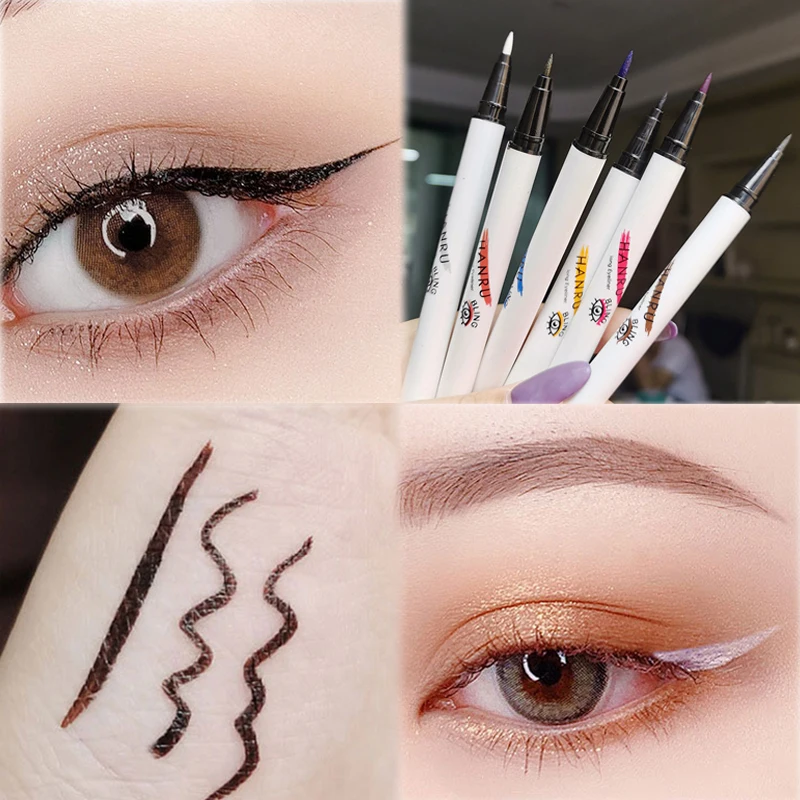 

Waterproof Colorful Liquid Eyeliner Pen Long Lasting Fast-dry Girl White Eye Liner Pencil Makeup Pigment Cosmetic Beauty Tools