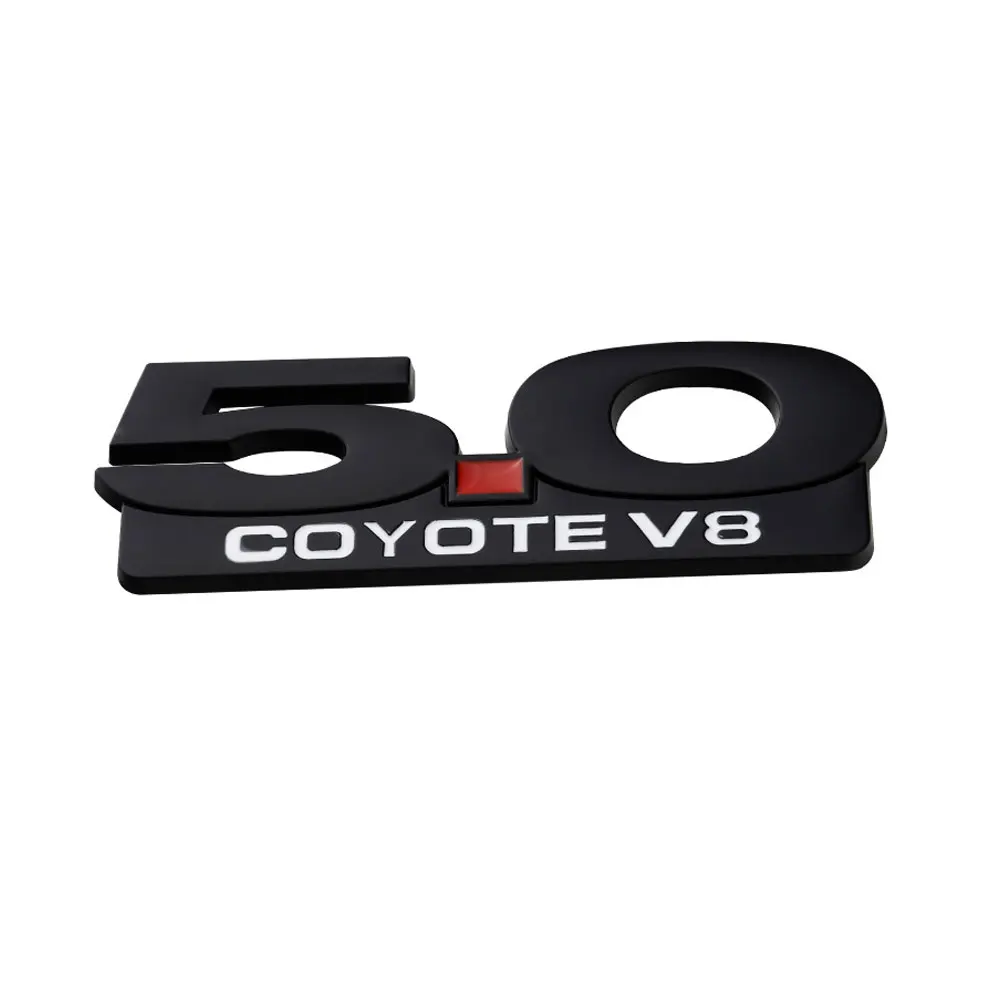 1 шт., Металлическая Эмблема для автомобиля, COYOTE V8 5,0, наклейка, значок, логотипы, наклейка, подходит для большинства автомобилей