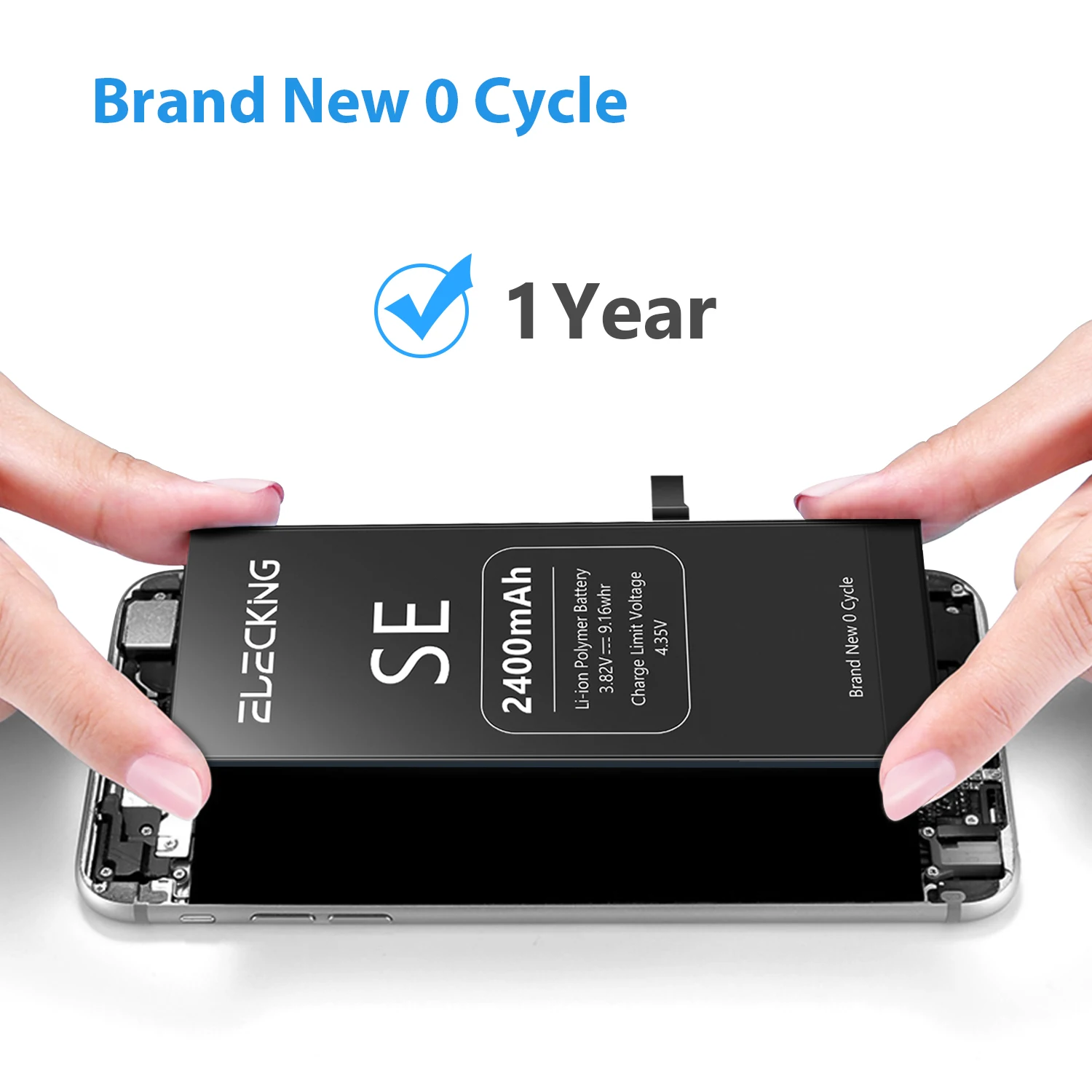 Elecking 2400mah Batteries For Iphone Se High Capacity Replacement Mobile Phone Battery With Professional Repair Tools Kit Mobile Phone Batteries Aliexpress