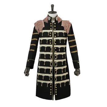 

Korean Stage Costumes Stage Clothes Plus Long Punk Blazer Mens Stage Wear Vintage Men Costumes Flower Nightclub Costume