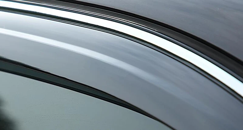 Car Window Visors Deflectors Tinted For Mercedes-Benz B-Class B220 B250 B180 B200 2013-2015