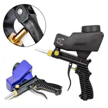 Портативный пневматический ржавчины дробеструйной Малый шлифовальный гравитационный Пескоструйный пистолет Электроинструмент чистящий пистолет для дома
