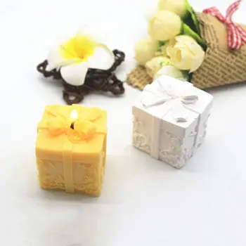 

1Pc Pink Handmade Soap Candle Silicone Clay Mold 3D Gift Box Mold Aromatherapy Plaster Mould DIY Decorative Ceramic Tools