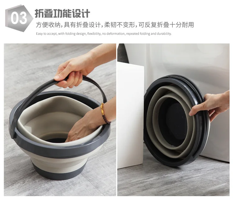 Детская складная пластиковая Ванна для путешествий портативная водная раковина Выдвижной Дорожный складной ковшик портативная корзина для мусора