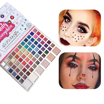 

72 Colors Eyeshadow Pallete Multi-color Matte Sequin Shimmer Glitter Eye Shadow Metallic Shining Highlighter Cosmetics Makeup