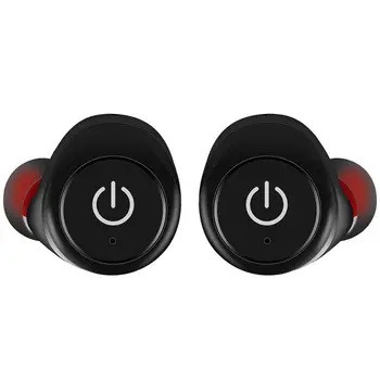 真のワイヤレスステレオbluetoothヘッドセットミニ双子twsワイヤレスbluetoothステレオ (ブラック)