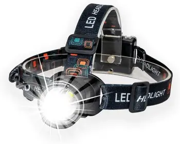 

2020Newest! Head Lamps Super Bright Zoomable Headlamp XM-L T6 LED Head Torch Waterproof Adjustable Headlights For Running Climbi