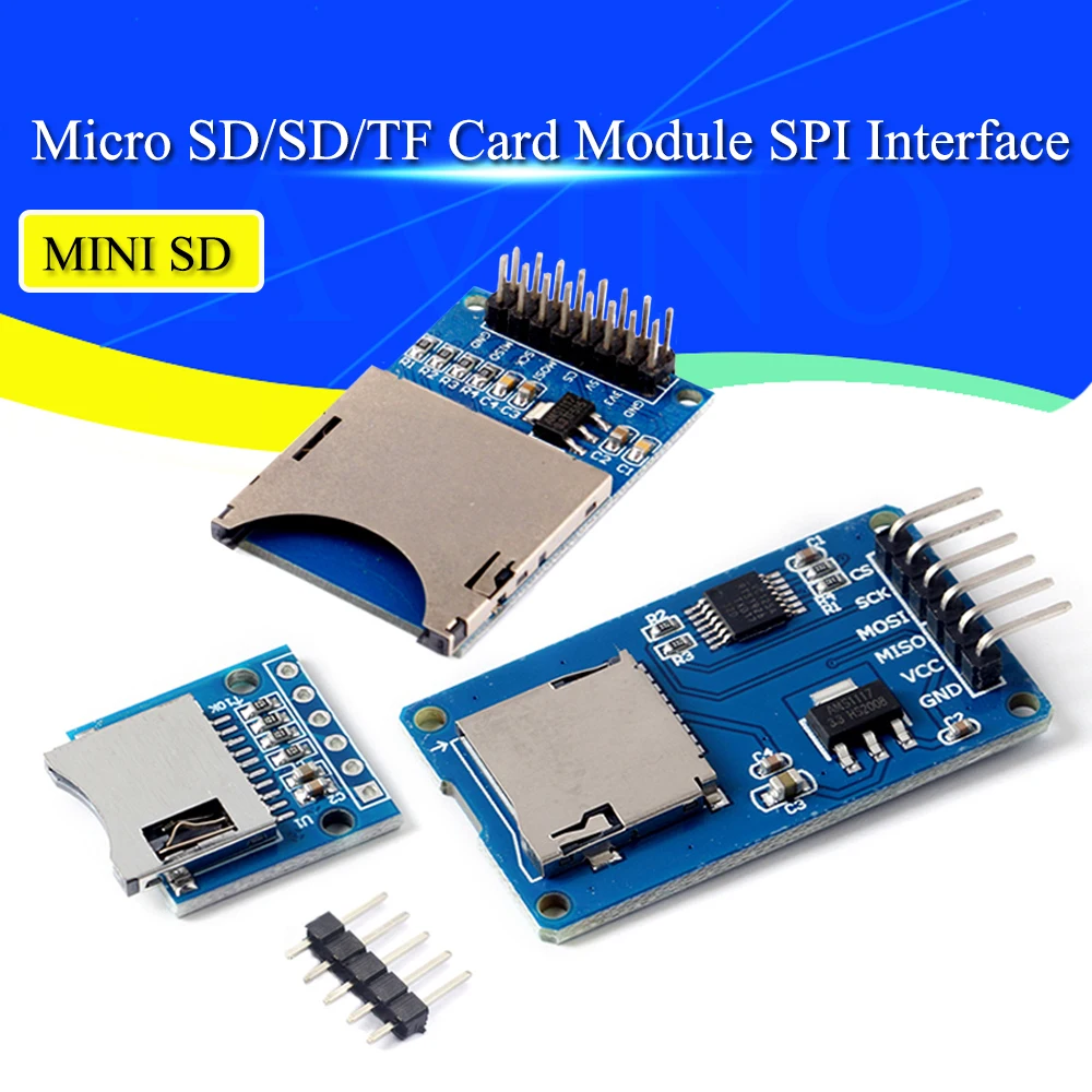 Ofertas Especiales Placa de expansión de almacenamiento, Adaptador SD, módulo de protección de memoria SPI para Arduino lbQKMdGD96x