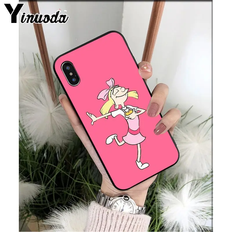 Yinuoda Hey Arnold TPU силиконовый мягкий черный чехол для телефона iPhone 5 5Sx 6 7 7plus 8 8Plus X XS MAX XR - Цвет: A6
