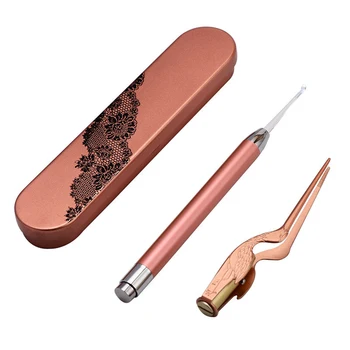 

Hot LED Flashlight Ear Cleaner Light Cleaning Tools for Children Ear Picking Tool Tube Ear Glowing Spoon Health Tool Tweezers