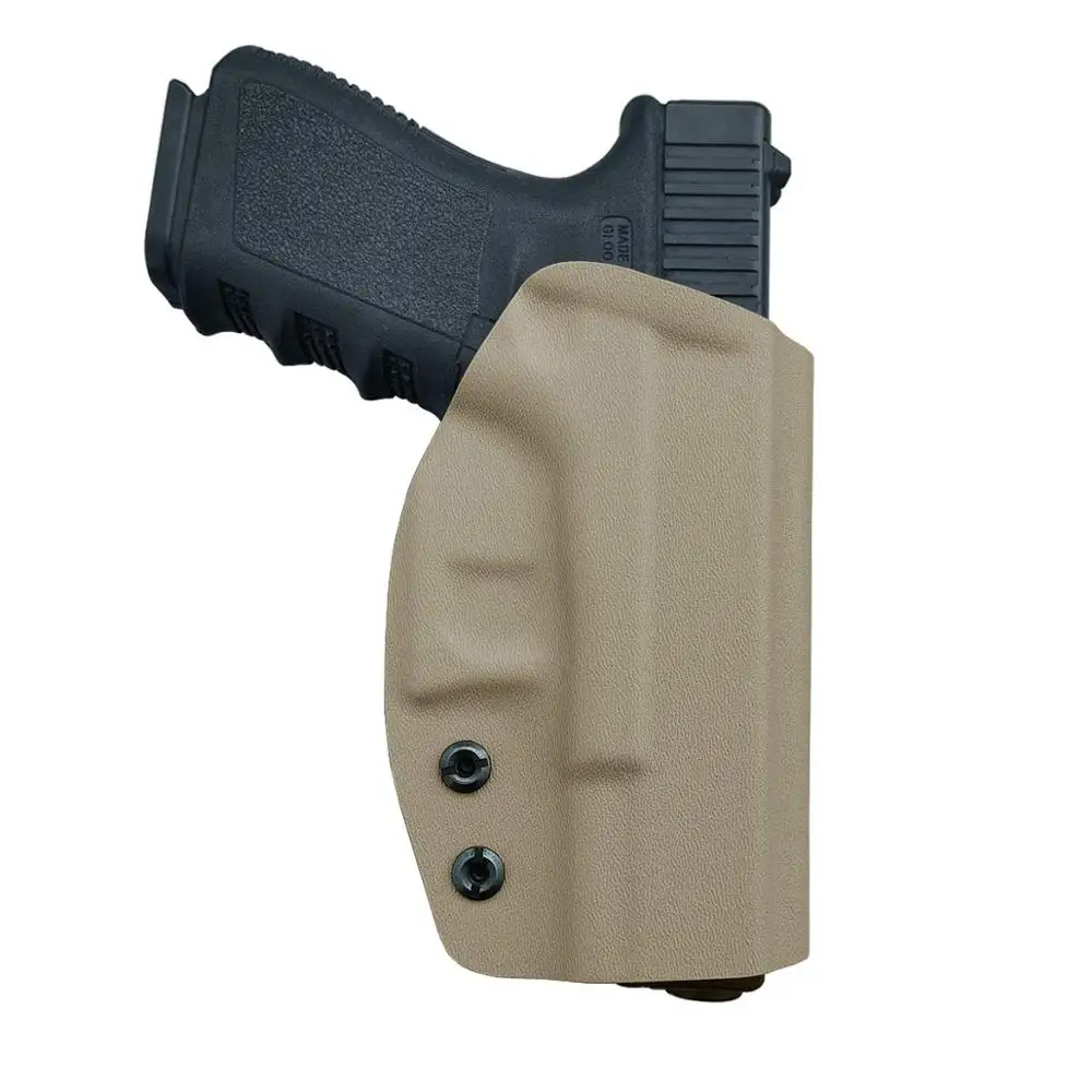Glock 19-OYR BBF Make OWB KYDEX кобура подходит: Glock 19 19x23 32 17 22 3125 26 27 33 30s пистолет кобура ремень снаружи носить пистолет чехол - Цвет: Glock 19-OYR
