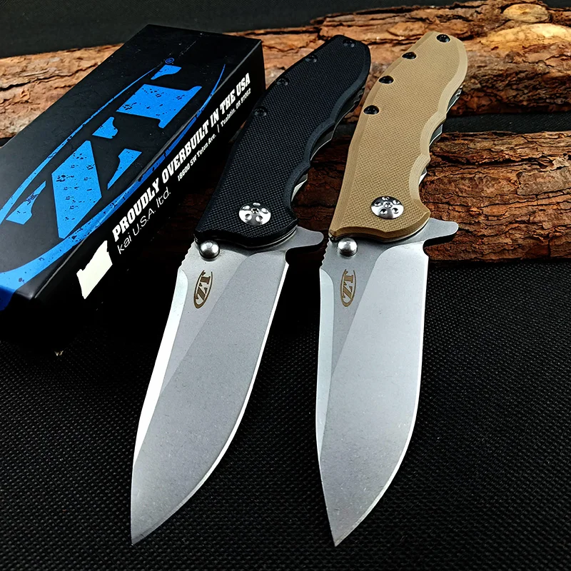 

ZT0562 Ball Bearing Folding Knife ELMAX Blade Flipper Tactical Pocket Knives Camping Hunting Survival Knife EDC Outdoor Tool OEM