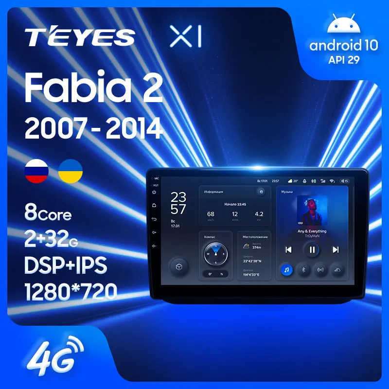 Teyes skoda fabia