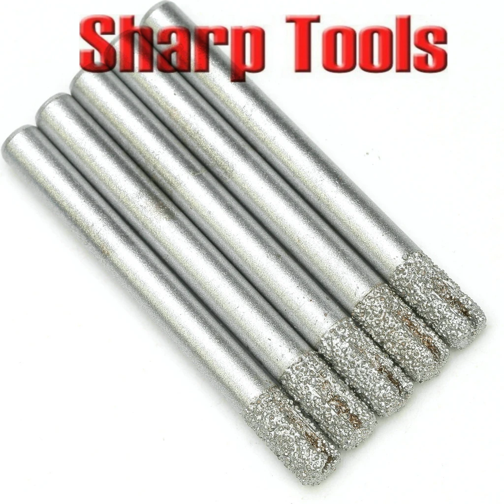 Top Seller 6x12mm Flat Bottom Endmill Brazed Diamond Router Bits Marble