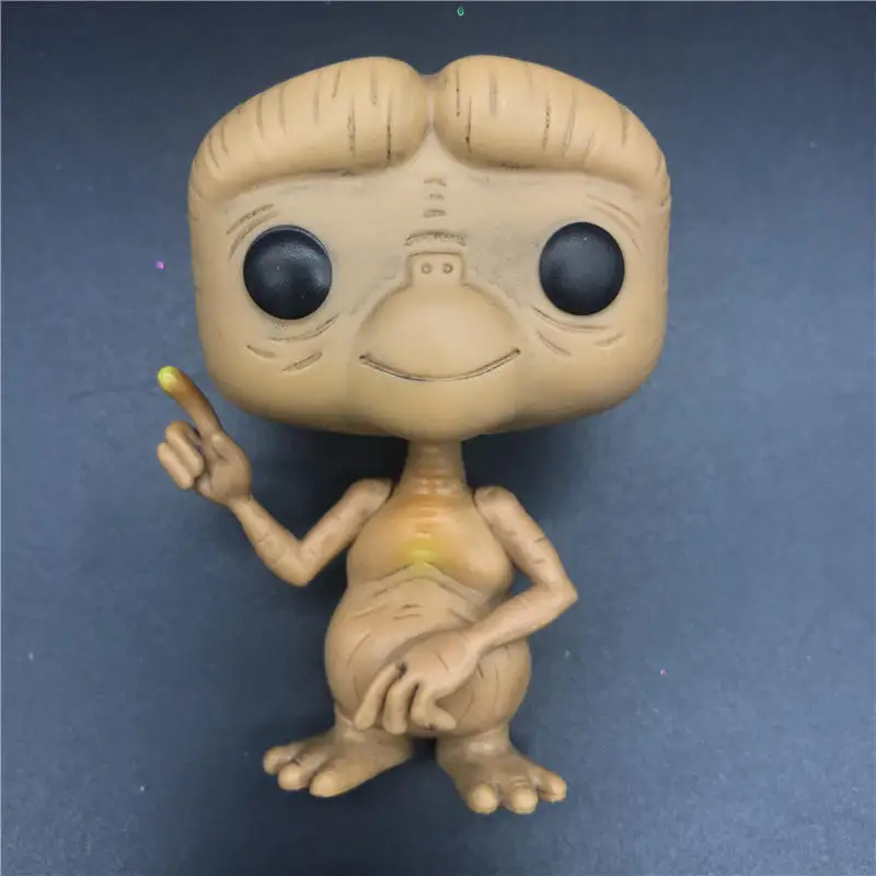 Смотрите фильмы E.T с рисунком внеземных обитателей модель игрушки высокое качество собирать модель детских подарков без коробки - Цвет: Белый