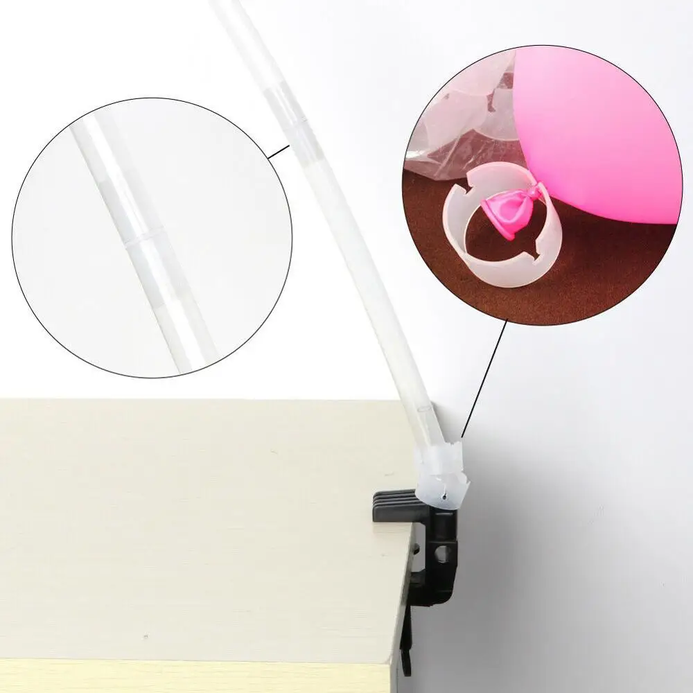 DIY Balloon Arch Kit Balloons Column Stand with Frame Base Pole Ballons Clips Birthday Wedding Part