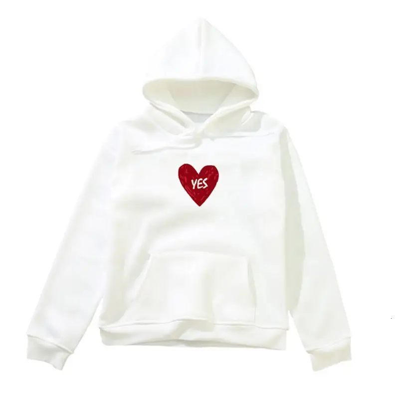 Couples in sweatshirts wear warmer sleeves autumn and winter with thicker velvet on their hearts | Женская одежда