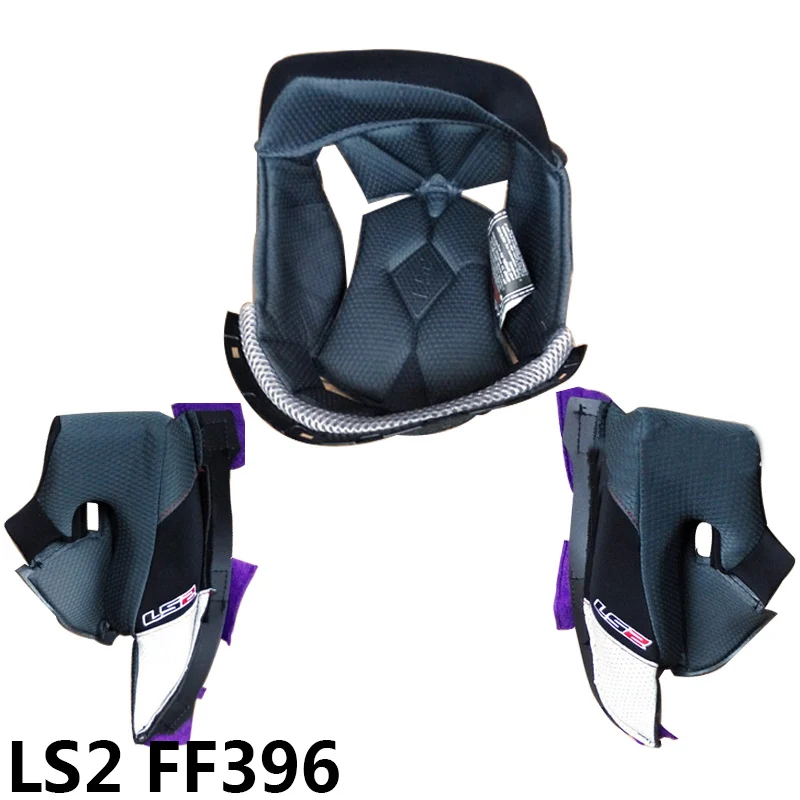 FF396 LS2 FF352 полный уход за кожей лица мото rcycle шлем Подкладка Съемный и моющийся внутренний коврик LS2 ff352 Мото шлем подкладка - Цвет: FF396